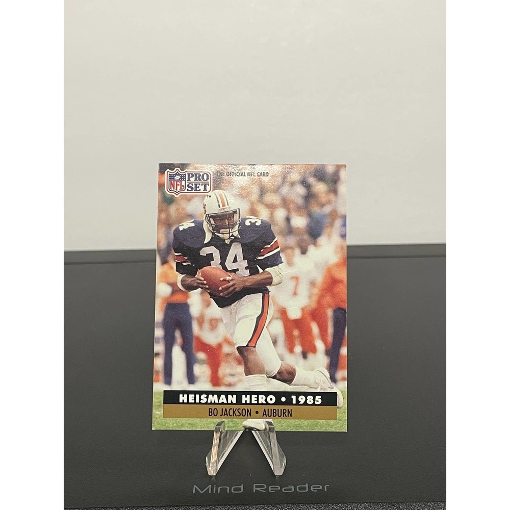 1991 Bo Jackson Pro Set #42 Auburn Heisman Hero